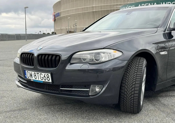 BMW Seria 5 cena 49900 przebieg: 188000, rok produkcji 2012 z Wrocław małe 211